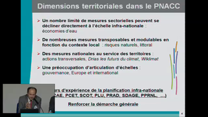 Les aspects concrets de l'adaptation au changement climatique sur les littoraux en France