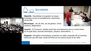 Réfléchir à la gestion du risque inondation par un jeu de rôle informatisé basé sur la simulation multi-agent