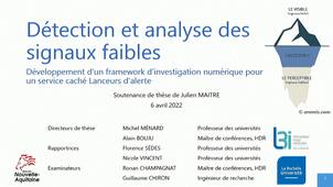 Thèse de Julien MAITRE