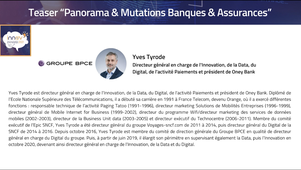 Teaser “Panorama & Mutations banques & Assurances” Tour d’horizon des nouveaux défis technologiques pour mieux sécuriser ces secteurs
