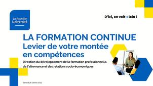 La formation continue : un levier de développement de vos compétences