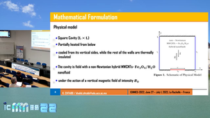 Double MRT-LBM Analysis of the Coupled Radiation-Convection in a Square Cavity Filled with a Newtonian and non-Newtonian Hybrid Nanofluids under the magnetic field effects