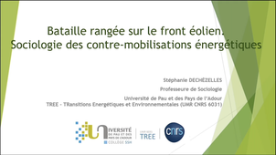 Bataille rangée sur le front éolien