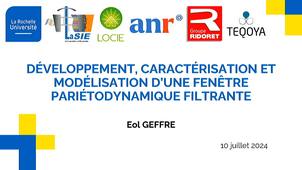 Thèse de Eol GEFFRE