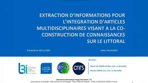 Thèse de Julien DELAUNAY