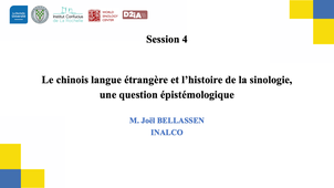 Session 4 : M. Joël BELLASSEN, INALCO