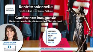 Conférence inaugurale Défense des droits, défense de l'État de droit