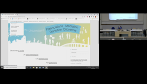 Présentation du site internet de la Chaire