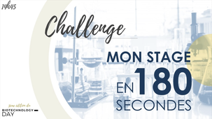 Mon stage en 180 secondes du N°6 à N°10