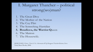 Forever the Woman to Beat: Margaret Thatcher,  Political Strong(wo)man and Demise Representations/Narratives