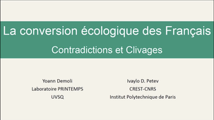 La conversion écologique des français