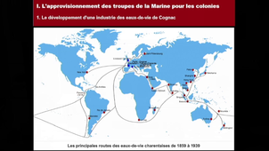 Le cognac, acteur et révélateur de mutations économiques et sociales, de l'Atlantique aux aux mers de Chine (1859-1939)