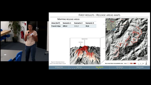 Cartographie des zones de départ d’écroulements rocheux dans les parois a permafrost et modélisation de leur trajectoire a l’échelle régionale. Application aux Alpes Françaises