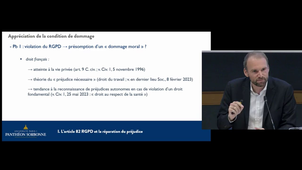 La réparation du préjudice du fait de la violation du RGPD