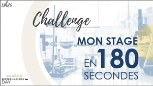 Mon stage en 180 secondes du N°1 à N°5