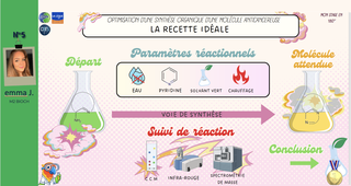 Optimisation d'une synthèse organique d'une molécule anticancèreuse. La recette idéale