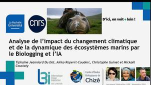 Analyse de l’impact du changement climatique et de la dynamique des écosystèmes marins par le Biologging et l’IA