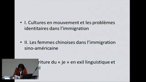 Ecriture du 'je ' au féminin en migration