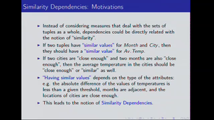 Session 3 : Implications and Dependencies