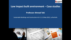 Low impact built environment – Case studies