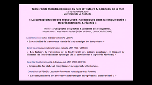 Introduction Thème 1 : Géographie des pêches et variabilité des écosystèmes
