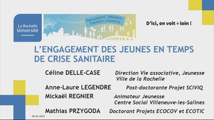 L’engagement des jeunes en temps de crise sanitaire : pourquoi ce projet