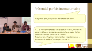 Les facteurs favorisant la résistance à la FOAD chez les enseignants en école supérieure d'ingénieur en agronomie