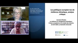 Les politiques européennes de résilience climatique, analyse critique