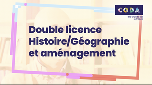 Double licence Histoire Géographie et Aménagement