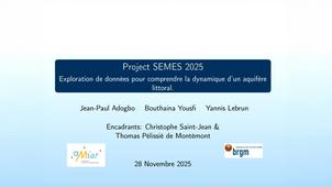 Exposé du sujet BRGM Montpellier