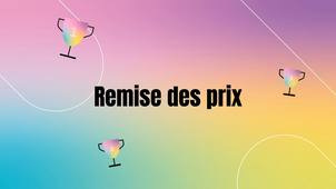 Remise des prix de la finale régionale 2025 de concours MT180