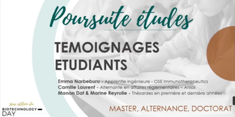 Poursuite d'études
