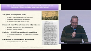 Archives et mémoires partagées : le devenir mémoriel d'un empire colonial
