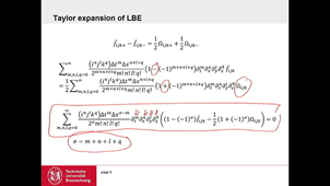 Recursive asymptotic analysis for the lattice Boltzmann method