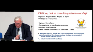 Ethique et nouvelles technologies, un défi !