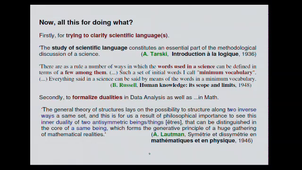 Talk 2 : Some applications of Lattice Analysis (1983-2013),  Prof.Dr. Vincent Duquenne