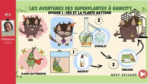 Les aventures des superplantes à Haircity épisode 1 : Réo et la plante batterie