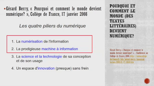 Des textes aux Data : incidences pratiques et théoriques de l’informatisation dans les sciences des textes