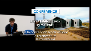 De la conception bioclimatique à l'architecture