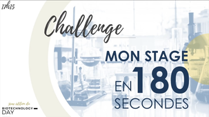 Mon stage en 180 secondes du N°11 à N°14