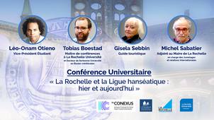 Conférence Universitaire : « La Rochelle et la Ligue hanséatique : hier et aujourd’hui »