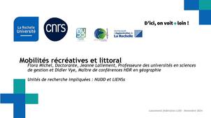 Mobilité récréative littorale