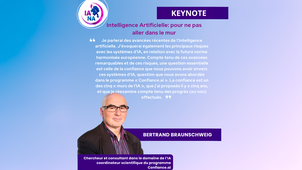Keynote 3 : Bertrand Braunschweig : Intelligence Artificielle: pour ne pas aller dans le mur
