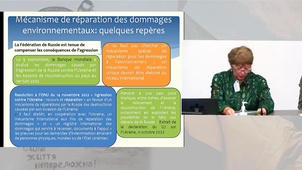 Responsabilité et réparation des dommages causés à l’environnement en droit interne et en droit international