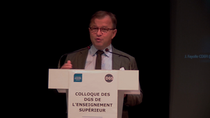 Ouverture du colloque des DGS
