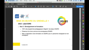 Contribuer au développement durable dans nos enseignements