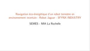 Exposé du sujet de SFYNX INDUSTRY