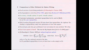 Approximate Least Squares Fitting of Hyperspheres and Hypercircles using CGA