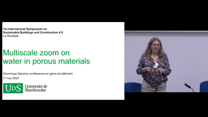 Multiscale zoom on water in porous materials