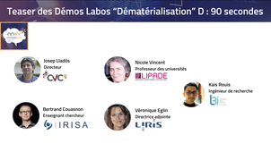 Teaser des Démos Labos “Dématérialisation” De nouveaux modèles scientifiques conçus pour repenser les technologies de demain